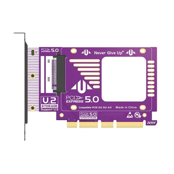 PCIE 5.0 X1 til U3 SFF-8639 Adapter til Avancerede Computerløsninger
