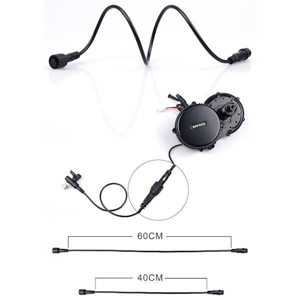 Ebike Girskiftsensor USB Programmeringskabel Display Forlengelseskabel Gir Sensor Speed sensor extension cable 40CM