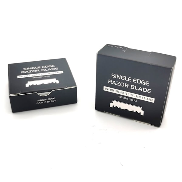 100 st Barberare för rakblad Single Edge för rakblad för Professionell Barb