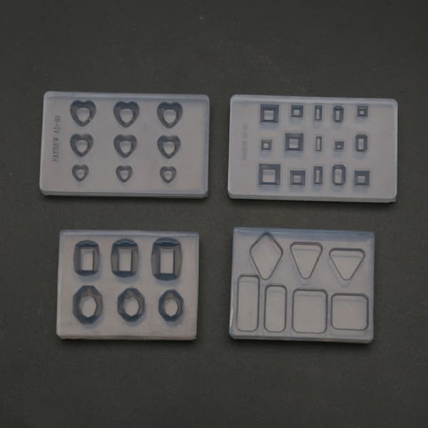 Mini diamantkrystallform silikonform for DIY-leker for barnelæring