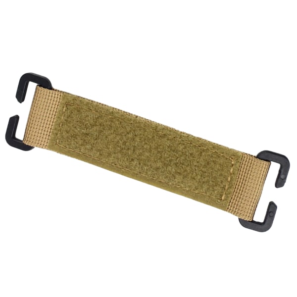 Självhäftande tejp Bärbar Tactical-Badge Pad Moralplåster Krok & Loop Display Board ID Tag Plank-Fit for-MOLLE System Mud Color