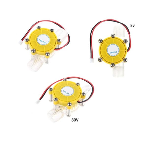 för DC 5V/12V/80V Mikro Hydro Generator G1/2\" Hangänga Vattenflödesgenerator 12V
