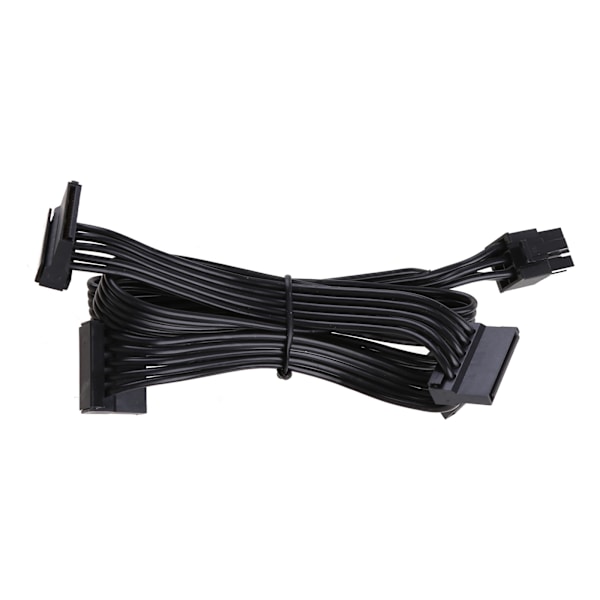 6-stift Sata Power Extension hårddiskkabel 1 hane till 4 hona splitteradapter