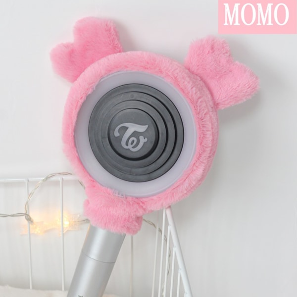 Kpop TWICE Lightstick Cover Plysch cover Söt öronform Bekväm Pink