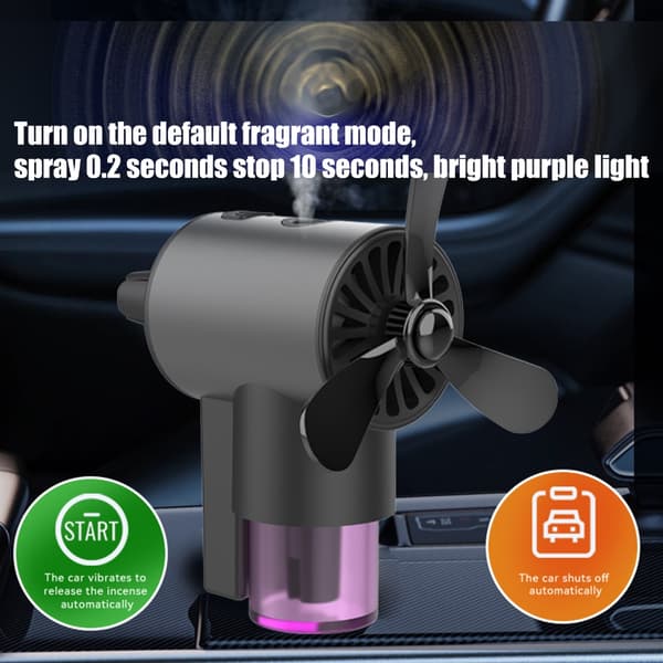 Innovativ Auto Luftspreder Med Dobbelt Luftsystem Og Sikker Ventilationsmontering Til Biler Lastbiler Gray