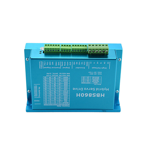 Suljetun silmukan servomoottoriohjain HBS860H Hybrid Step Servo Drive RS232-portilla