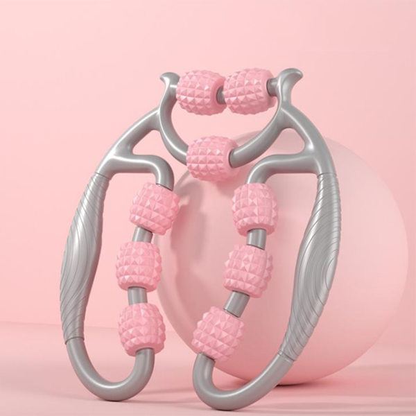 Muscle Roller, Trigger Point Massage Roller för djup vävnad, Hjälp till att minska ben, Tennisarmbåge, Lår, Smärta i armarna Starry sky gray