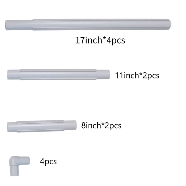 Solid PVC broderirammesett for jevn og ensartet søm