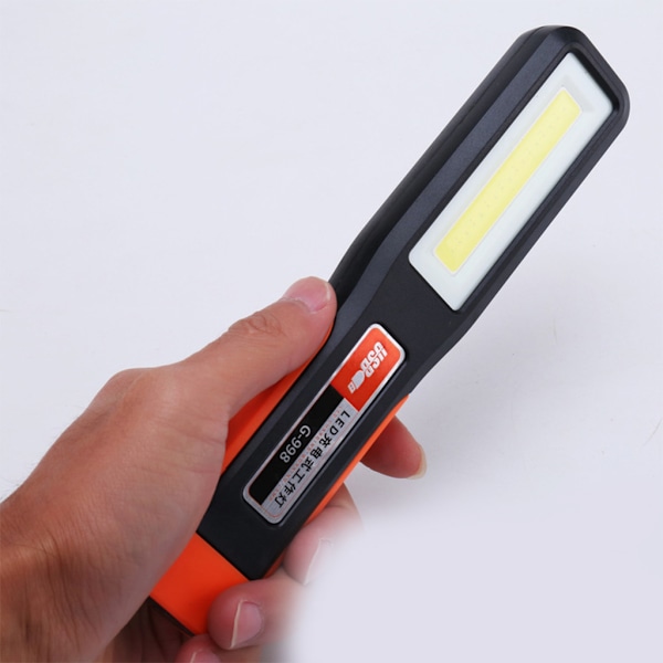 LED-työvalo magneettijalustalla auton korjaukseen, kotitalouskäyttöön ja ulkokäyttöön