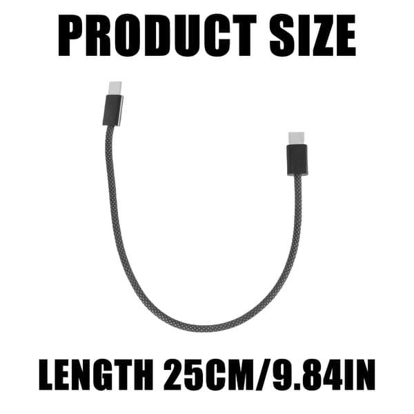 Typ C till Typ C laddningskabel USB C snabbladdningskabel Stöd 480 Mbps