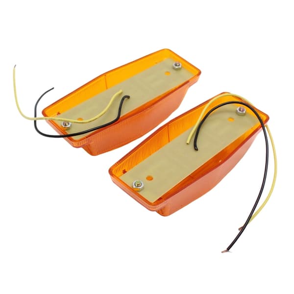 Dobbelte trailer sidelygter 2 stk. Orange