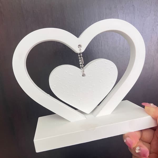 Fotoramme harpiksformer Valentinsdagsgave Hjerteformet bilde silikonform