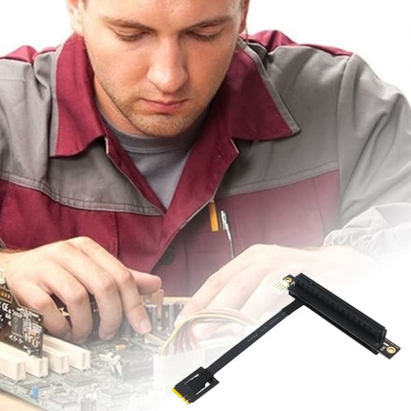 Dobbel Key AE til PCIE 16X Adapterkabel Strømkontakter for PCIE Tester