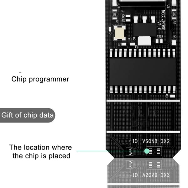 Chip Programmer Lade Problem Fiks Ikke Hurtiglading Strøm Tyc for Nettbrett
