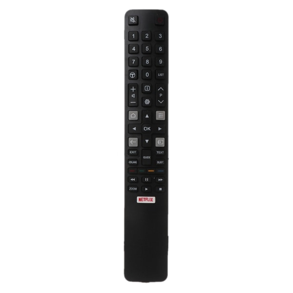 Svart Universell Fjärrkontroll Ersättning för TCL ARC802N 49C2US 55C2US 65C2US 75C2US 43P20US Fjärrkontroll