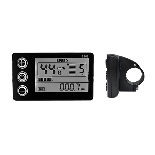 E-bike LCD-display S866 Kontrollerpanel Instrumentbräda för E-bike Scooter