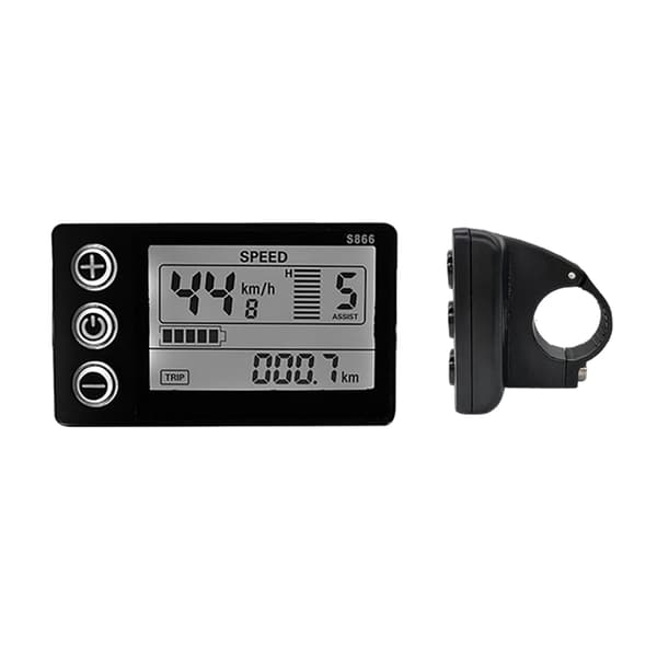 E-sykkel LCD-skjerm S866 Kontrollerpanel Dashboard-skjerm for E-sykkel Scooter
