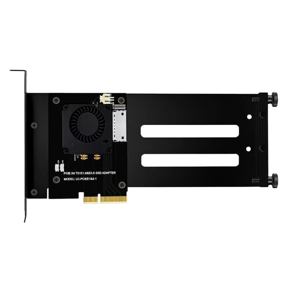 Høyytelses lagringsadaptere PCIe 5.0-kompatible E1S E3.S for AI-arbeidsbelastninger