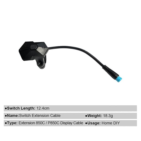 4-pin bryterknappkontroller for Bafang P850C monteringsmotor displaypanel