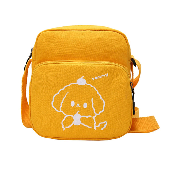 Axelväska Dam Mode Casual Liten Tote Utomhusväska Canvas Handväska Dragkedja Messenger Crossbody Väskor