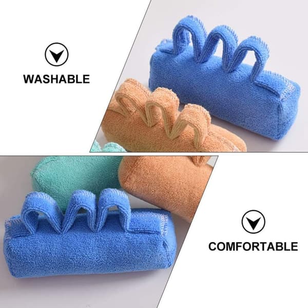 Fingerrehabiliteringsenhed til lammelsesterapi Elastisk justerbar polyester træningshjælp Green