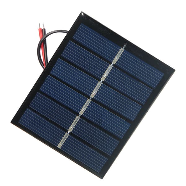 3V 0.6W Lite Solcellepanel Med Ledning Lade Panel Solcelle Plate