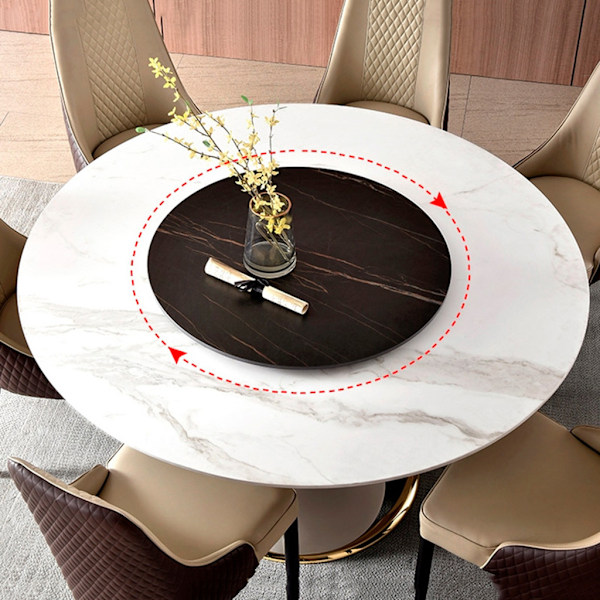 Kraftig svängplatta Lazy Susan rund skivspelare Vridbas Roterande lagerplatta Vrid enkelt (5,5"/8"/9"/12") 5 inch
