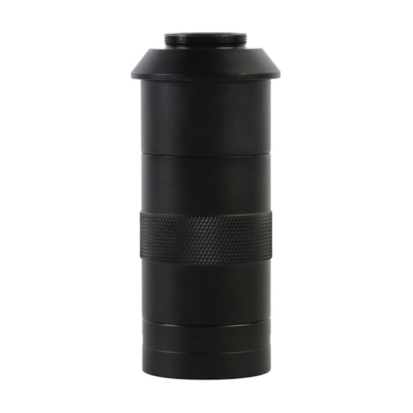 100X Förstorings Digital Mikroskopkamera C-Mount Lins Zoom Mikroskop Okular Förstoringsglas Lins för Mikroelektronik