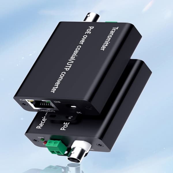 POE Koaxial Förlängare 500M Dataöverföring Ethernet POE Converter Adapter
