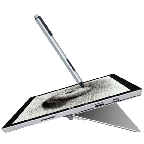 Active Stylus Pen för Surface Pro7 Pro6 Pro5 Pro4 Pro3 surfplatta för pekskärm B Silver