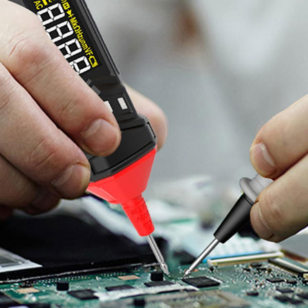 Multimeter Tester Pen Typ Spänningsdetektor Automatisk Tester Kapacitans Penna Elektrisk mätare Verktyg Digital Voltmeter Mätare