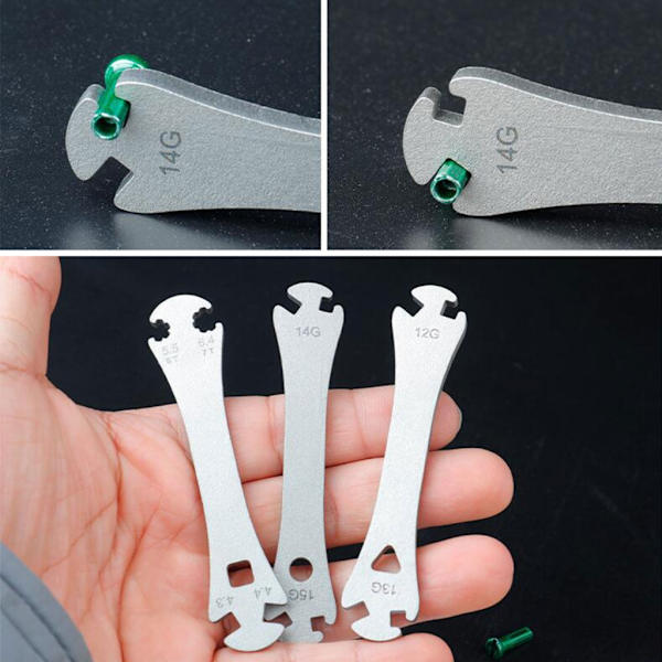 Cyklar Ekernyckel Fälgar Stickverktyg Hjul Eker Fästning Korrigering Reparation Vajernyckel 12/13/14/15G BT025S1/S2/S3 S3