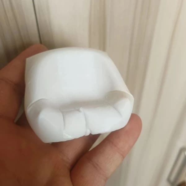 3D-printet sofalignende etui for øretelefoner for Pods 2 3, flere modeller, skrivebord White