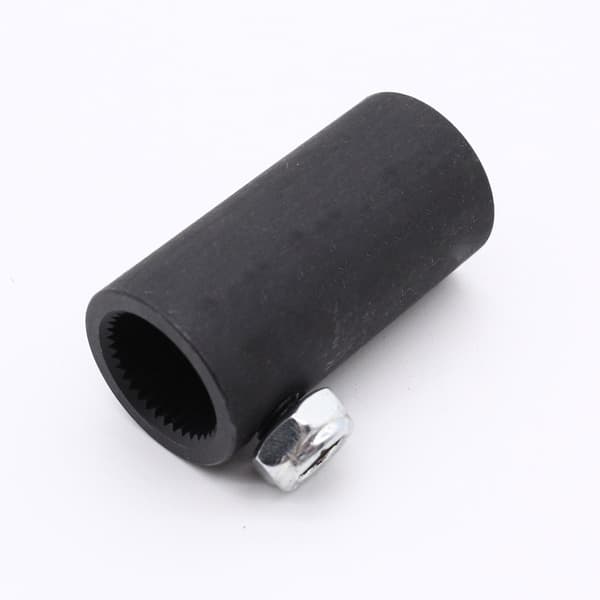 3/4\"-36 Spline til 3/4\" Rund Styretøj Universal Ledaksel Kobling Sort