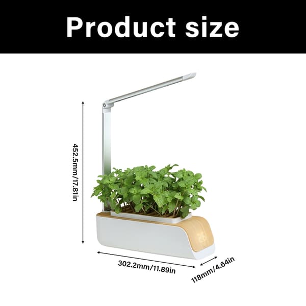 Automatisk 16H lyscyklus hydroponiske vækstsystemer justerbar lampe til blomster