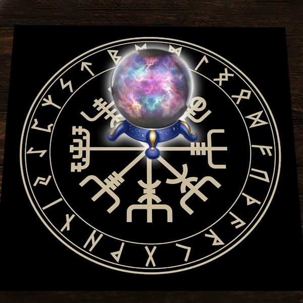 60x60cm Tarotkort Bordsduk Flanell Geometrisk Figur Spådomsaltare Duk Brädspel Oracles Card Pad Rune Support B60