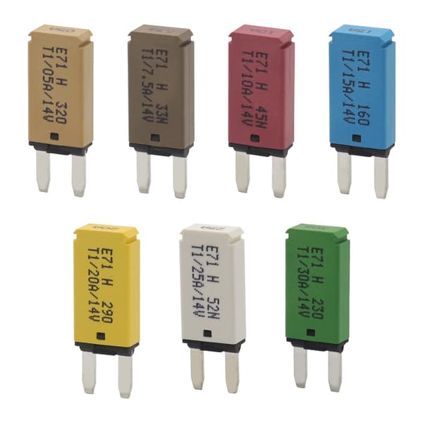 Stærk TPE PVC Sikringsholder Automatisk Reset Strømafbryder til 14VDC Systemer