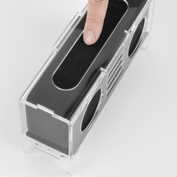 Smart Speaker Bordsstativ Dekorativ Hållare för Anker Soundcore 2, vacker skrivbordsdekoration för kontor/rum