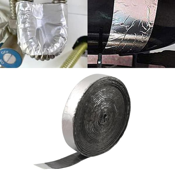 Aluminiumsfolie Limtape Rørvikling Isolasjon Vinter Frostbeskyttelse