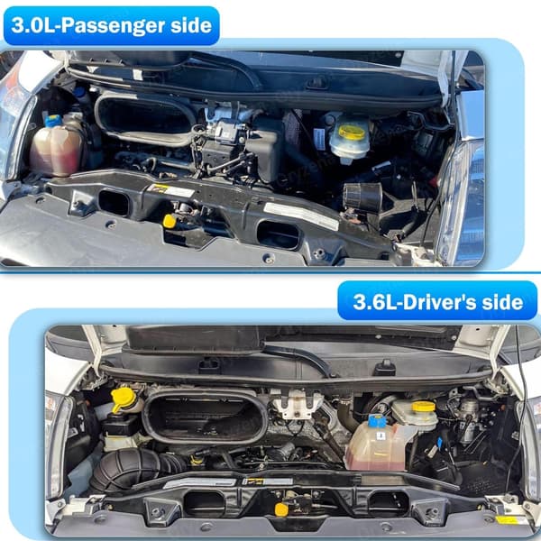 Kjølevæskebeholder 52014880AA 68097622AA Radiator Ekspansjonstank 603-832