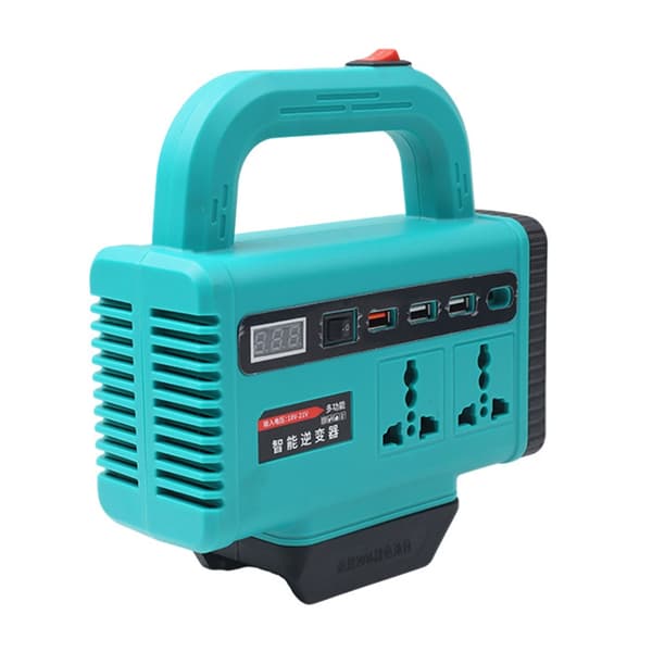 DC18V-21V til AC180V-220V strømomformere for utendørs camping mobil strøm