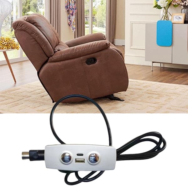 Elektrisk sofa lænestol 2-knaps håndbetjeningskontakter stol løftecontroller