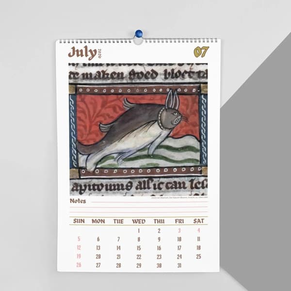 2026 Kreativ Illustrationskalender Konstpapper Tryck Väggkalender