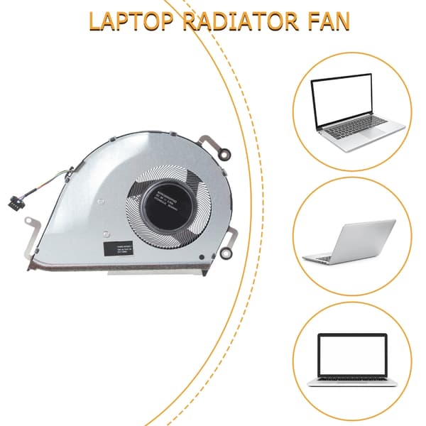 CPU Køleventilator Metal Laptop Intern Køleplade Ventilator Til Vivobook 15X S15