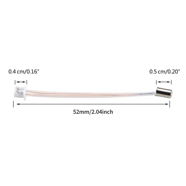 3D Printer Dele Thermistor Kit Til Ender-3 S1 Printer HT-NTC100K 2.04 Tommer