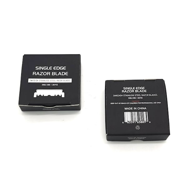 100 st Barberare för rakblad Single Edge för rakblad för Professionell Barb
