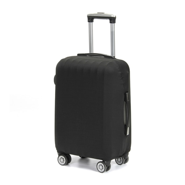 Cover Resväska Cover Elastiskt bagageskydd Tjocka vagn cover Passar för 18-28 tums bagage Black L