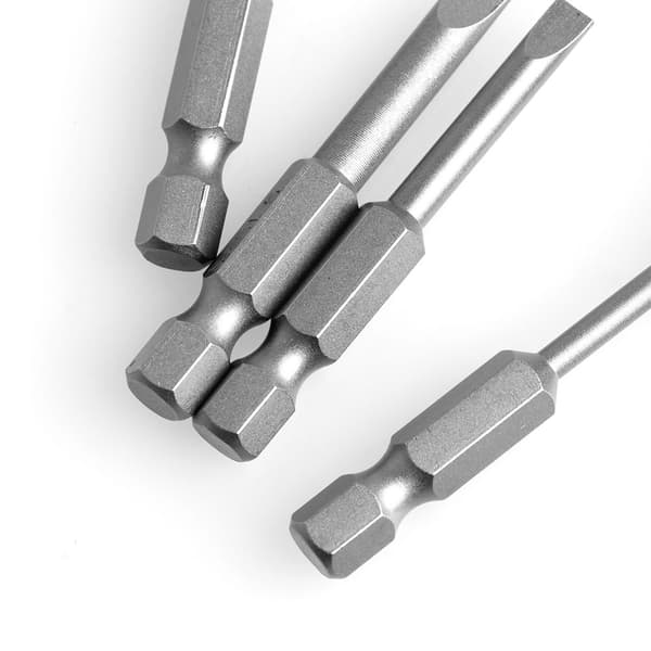 6 stk/sett 50 mm 2,0-6,0 mm flathode skrutrekkerbits