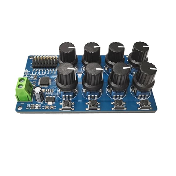8-kanals Servostyring Debugging Boards med Strømsignalindikatorer