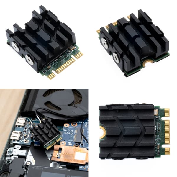 M.2 SSD Køleplade 2230 Solid State Disk Luftcirkulationskølere Kølepladeventilator